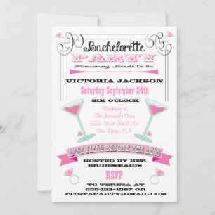 Senaste gången före Bachelorette-partiet i Ring Inbjudningar