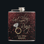 Senaste gången före Ring - Röd Fickplunta<br><div class="desc">Flask - Sista gången du flög före Ring Bachelorette - Röda redot för att du ska anpassa dig. Matchande produkter finns tillgängliga, eller så kan du bara överföra designen till en annan produkt. Om det behövs kan du ta bort all text och börja om från början med egna alternativ för...</div>