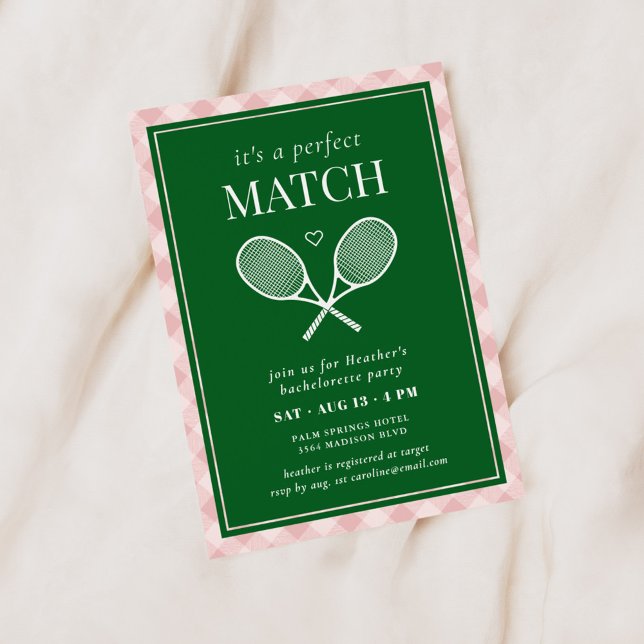 Senaste gången före Ring tennis Bachelorette Inbjudningar (Skapare uppladdad)