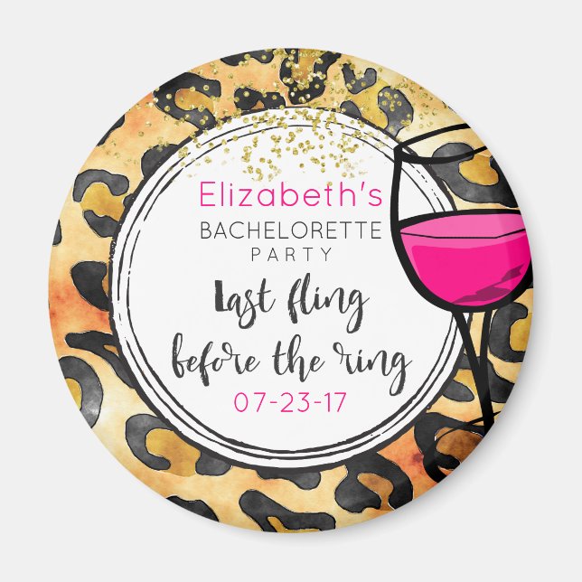 Senaste gången före Vilden Bachelorette i Ring Magnet (Framsidan)