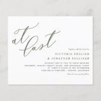 Senaste Grönten inbjuds Modern Calligraphy Wedding