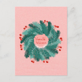 Senaste julhälsningen vykort