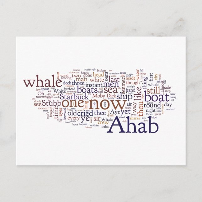 Senaste kapitlen i studenten-vykort för Moby Dick Vykort (Framsida)