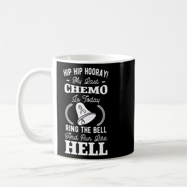 Senaste kemoterapi Cancermedvetenhet Survivor Kaffemugg (Vänster)