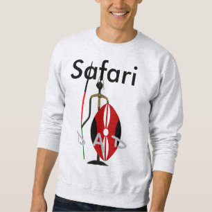 Senaste Kenya Safari Hakuna Matata Pappa skottts Lång Ärmad Tröja