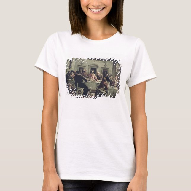 Senaste leverans (olja på arbetsyta) 2 t shirt (Framsida)