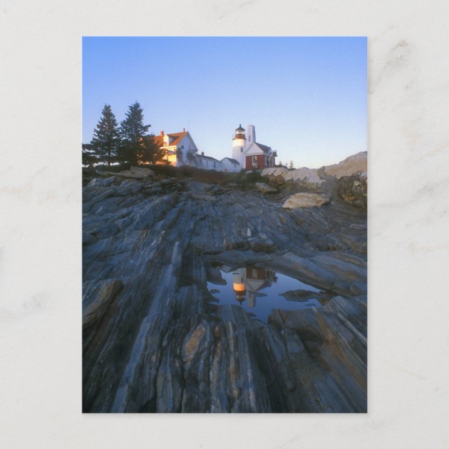 Senaste ljus på Pemaquid Point Vykort (Framsida)