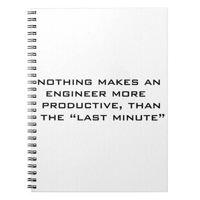 Senaste minuten anteckningsbok (Framsidan)