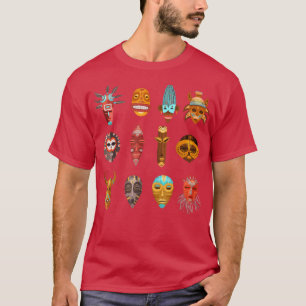 Senaste minutute Hanukkah African Mask Art BLM T Shirt