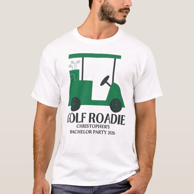 Senaste mötet inför Golf Bachelor Party i Ring T Shirt (Framsida)