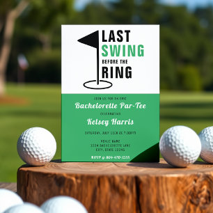 Senaste mötet inför Golf Bachelorette-partiet i Ri Inbjudningar