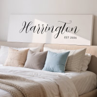 Senaste namnteckning Long Canvas Blend Family Gift