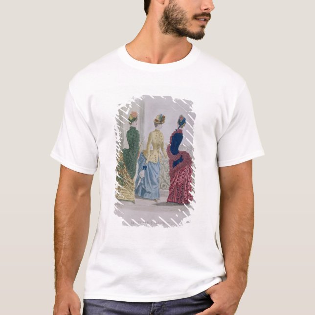 Senaste Paris Mode, tre dagars klänningar i ett sl Tee (Framsida)