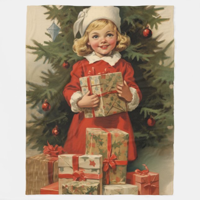 Senaste Perfekten - skal för jultomte Fleecefilt (Framsidan)