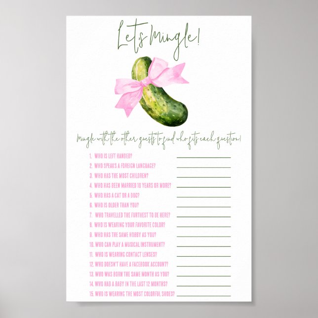 Senaste plockning, Låt oss spel för engångsskugga Poster (Framsidan)