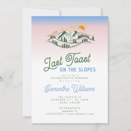 Senaste popup-meny på Slope Skiing Winter BACH Hel Inbjudningar