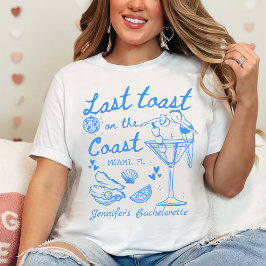 Senaste popup på Beach Blue Bachelorette i Kusten T Shirt