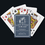 Senaste popup på kustblått vid Kusten Casinokort<br><div class="desc">Sätt fart för en oförglömlig kustnära äventyr med vår sista toast på Kusten-kustens blå Bachelorette-kort! De här korten, inspirerade av de salta luft och sandskuddarna, är perfekten som tillägg till stranden, bachelorette bash. Bild själv och brudens sida som blöder upp sol, tår i sanden, eftersom du njuter av en sista...</div>