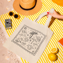 Senaste popup på Kusten Bachelorette Tote Bag