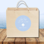 Senaste popup på Kusten-beach Bachelorette Runt Klistermärke<br><div class="desc">Beach Bachelorette Party Sticker. Kolla in vår "Last Toast on the Kusten"-samling av bachelorette-fester, där strandvibes möter elegans! Den här fantastiska serien visar en ljusblå och vit palett i chic färg, parad med känslig kalligraftext och charmerande årstidsförlopp. Perfekt för en strandseritfest eller helg-bortflykt för flickor, dessa föremål är en känsla...</div>