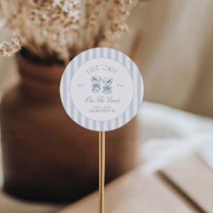 Senaste popup på Kusten-beach Bachelorette Runt Klistermärke