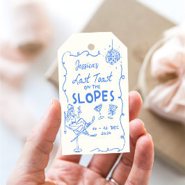 Senaste popup på Slopes Bachelorette Helg Presentetikett