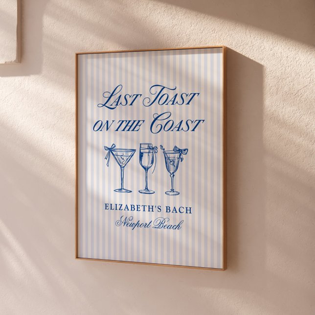 Senaste popup på stränderna Kusten Elegant Hand pl Poster (Skapare uppladdad)