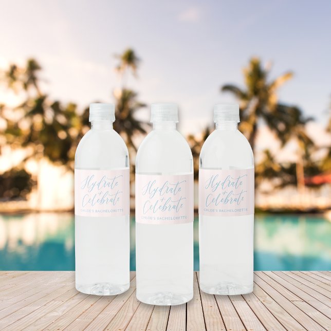 Senaste popup på Vattenflaskan Kusten Anpassningsb Vattenflaskor Etikett (Last Toast on the Coast Bachelorette water bottle labels  – perfect for beach or fiesta weekend)
