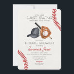 Senaste sådden före Basebollens Möhippa i Ring Inbjudningar<br><div class="desc">Det är hennes sista sväng före ring! Gå upp till tallriken och slå ett springa hemma med vår klassiska baseball-temaparty-dekoration, perfekt för din lilla nybörjardag! Den här roligten samlar in den tidlösa charmen för USA:s favoritpass. Vår dekorator kommer att göra nästa firande till ett stort slam! Låt mig hjälpa dig...</div>