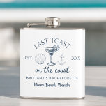 Senaste sammandrabbningen på partiet Kusten Beach  Fickplunta<br><div class="desc">Fira i stil med den sista gisten på kolven av Bachelorette-partiet i Kusten. Den här eleganta kolven har en levande strandtematerad design och en lekfull slogan, perfekt för strandens möhippor. Den är tillverkad av rostfritt stål av hög kvalitet och garanterar hållbarhet och behållor för dina favoritdrycker. Kompakt och lätt att...</div>