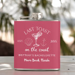 Senaste sammandrabbningen på partiet Kusten Beach  Fickplunta<br><div class="desc">Fira i stil med den sista gisten på kolven av Bachelorette-partiet i Kusten. Den här eleganta kolven har en levande strandtematerad design och en lekfull slogan, perfekt för strandens möhippor. Den är tillverkad av rostfritt stål av hög kvalitet och garanterar hållbarhet och behållor för dina favoritdrycker. Kompakt och lätt att...</div>