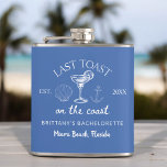 Senaste sammandrabbningen på partiet Kusten Beach  Fickplunta<br><div class="desc">Fira i stil med den sista gisten på kolven av Bachelorette-partiet i Kusten. Den här eleganta kolven har en levande strandtematerad design och en lekfull slogan, perfekt för strandens möhippor. Den är tillverkad av rostfritt stål av hög kvalitet och garanterar hållbarhet och behållor för dina favoritdrycker. Kompakt och lätt att...</div>