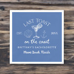 Senaste sammandrabbningen på partiet Kusten Beach  Pappersservett<br><div class="desc">Förbättra firande med den sista popkonsten på Kusten Beach Bachelorette Party Napkins. De här blöjorna är en perfekt för att få en fin kontakt med din bachelorette-fest på stranden. De är tillverkade av högkvalitativa, absorberande pappra, både praktiska och dekorativa, och är idealiska för att hantera spill och hålla sak flytande....</div>