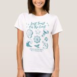 Senaste sammandrabbningen på partiet Kusten Beach  T Shirt<br><div class="desc">Gör en stänk på din kommande bachelorette-fest med den här bedövande stranden personlig t-shirts. Vare sig du firar en bach resa, en flicksemester eller en helgdag av bästa vänner, är den här anpassningsbar stranden på t-shirts som är perfekten som tillägg till din oförglömliga flykting. Lägg till en personlig beröring till...</div>