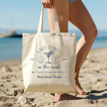 Senaste sammandrabbningen på partiet Kusten Beach  Tygkasse<br><div class="desc">Fira i stil med den sista popkonsten på kustblocket Bachelorette Party-blocket. Den här chic tote har en levande strandtematisk design och en lekfull slogan som är perfekt för servetter från strand. Den är tillverkad av varaktiga material av hög kvalitet och är perfekt för att bära med sig alla dina essenser,...</div>
