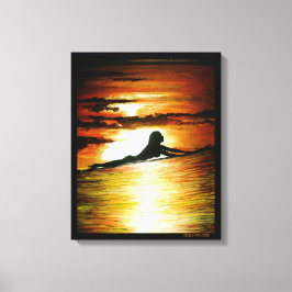 Senaste samtal canvastryck