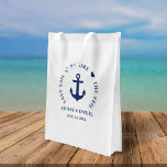 Senaste segeln framför Veil-bröllopets favoritbag Återanvändbar Påse<br><div class="desc">Senaste segelfartyget före den blå flaggan i den svarta marinens flotta hör bröllopets favoritbag,  gift-bag</div>