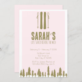 Senaste Shred Skiing Winter Bachelorette Party Inbjudningar