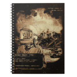 Senaste signalen - Techno-Dystopian Streetwear Anteckningsbok