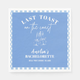 Senaste skål på kusten-blodiga bachelorette-partie pappersservett