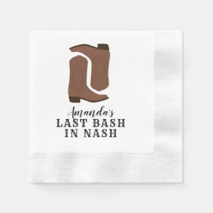 Senaste slaget i Nash Bachelorette Boots Pappersservett