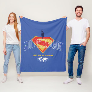 Senaste Son till Krypton Emblem Fleecefilt