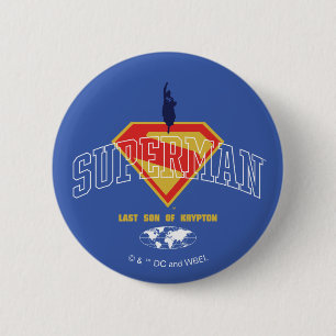 Senaste Son till Krypton Emblem Knapp