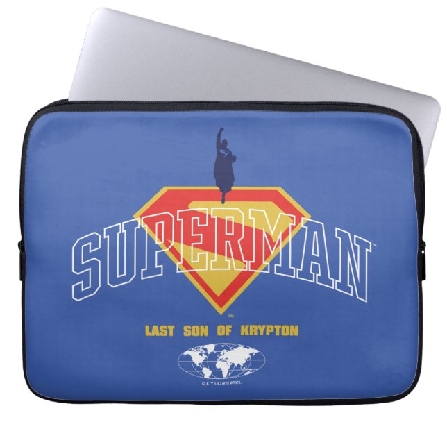 Senaste Son till Krypton Emblem Laptop Fodral (Framsidan)