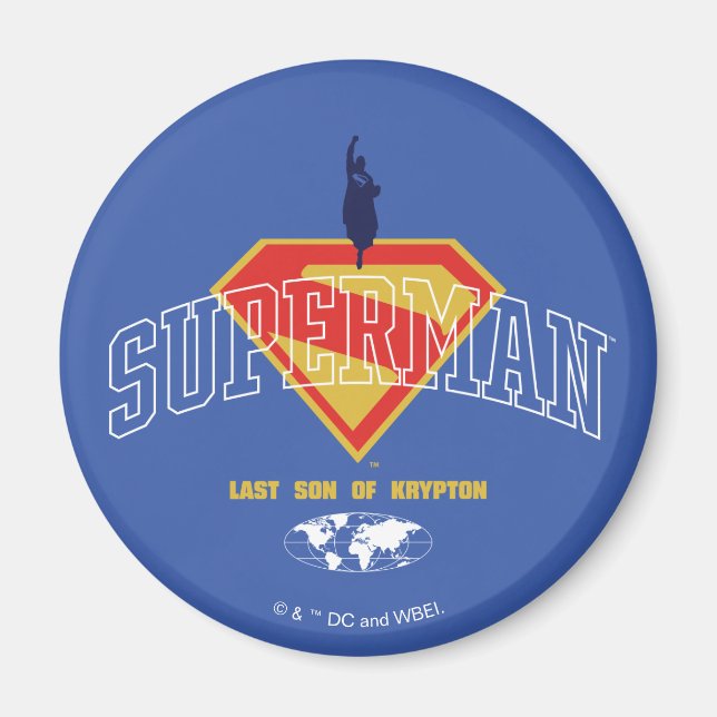Senaste Son till Krypton Emblem Magnet (Framsidan)