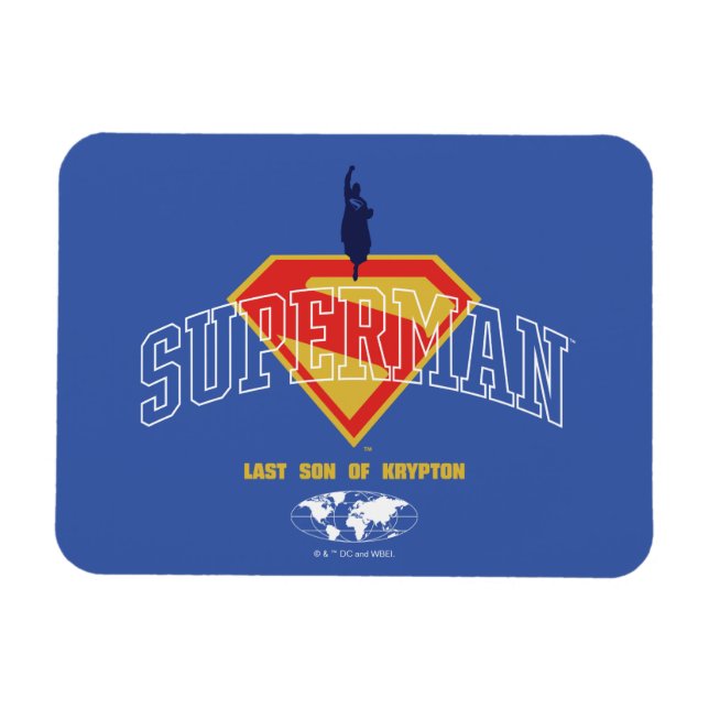 Senaste Son till Krypton Emblem Magnet (Horisontell)