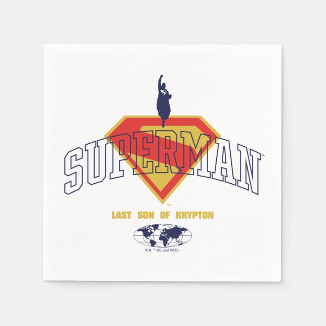 Senaste Son till Krypton Emblem Pappersservett (Framsidan)