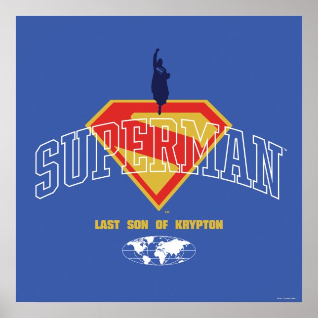 Senaste Son till Krypton Emblem Poster (Framsidan)