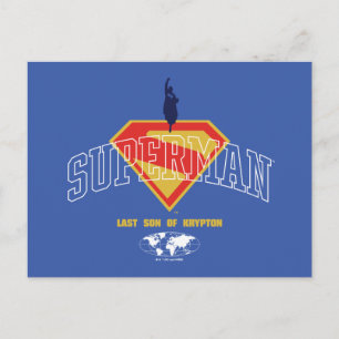 Senaste Son till Krypton Emblem Vykort