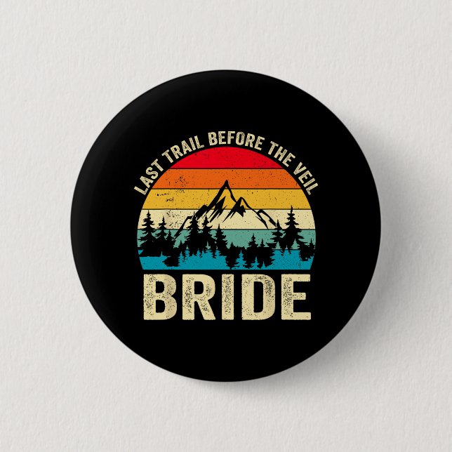 Senaste spåret före Veil Bride Retro Hiking Bach Knapp (Framsida)